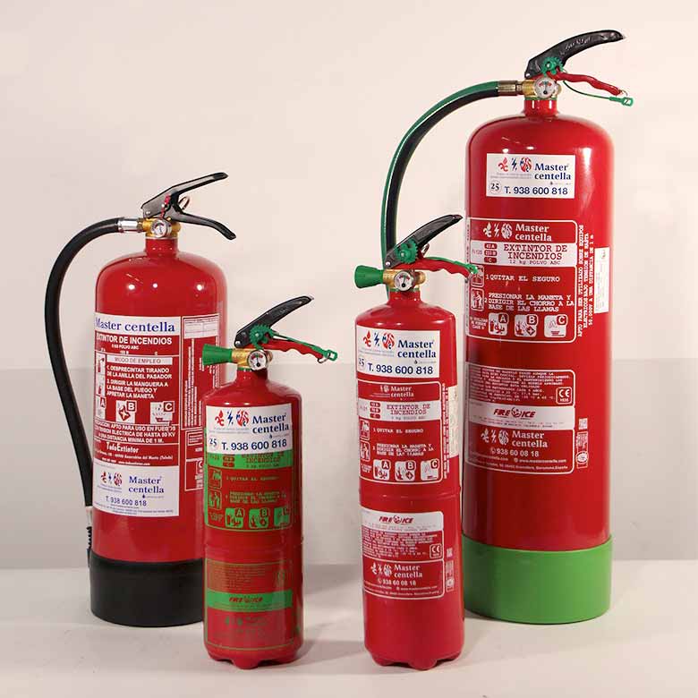 Extintores empresa contra incendios Master Centella